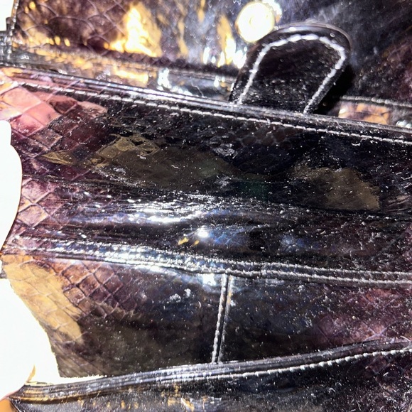 New Zina Ava snake print leather bag - Picture 12 of 13